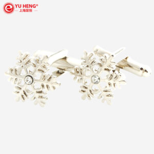 YH-1237 Snowflake Cufflinks