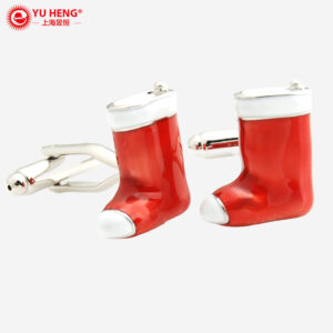 christmas socks cufflinks