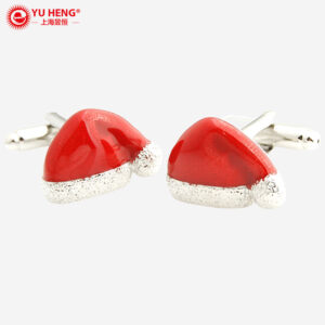 YH-1984 Christmas Hat Cufflinks