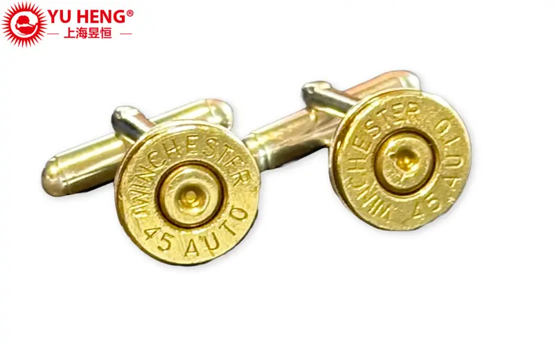 Bullet cufflinks for mens
