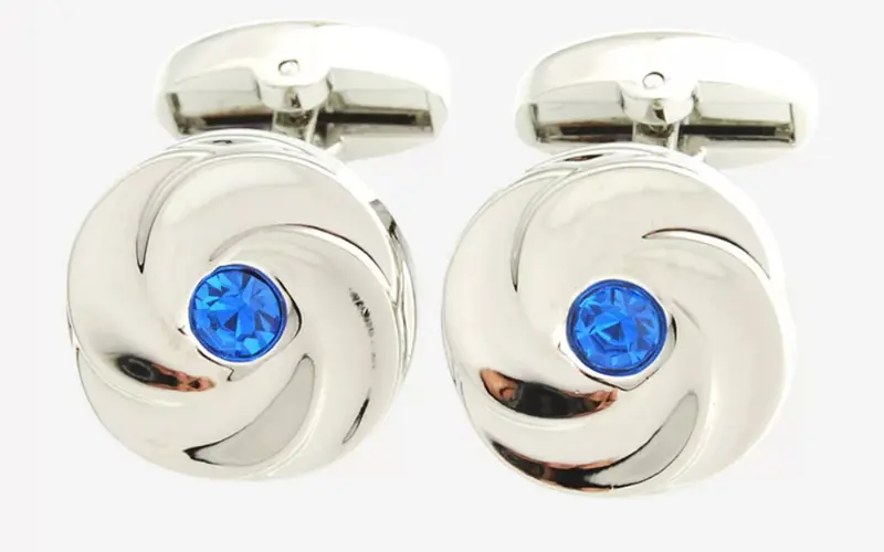 mens crystal cufflinks