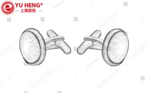 Customized cufflinks from Yuheng