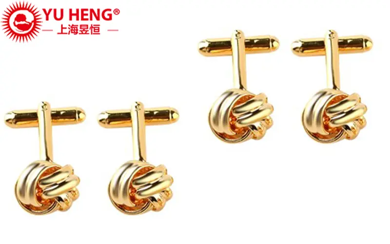 Knot Cufflinks for shirts Men brass cufflinks manufacturer