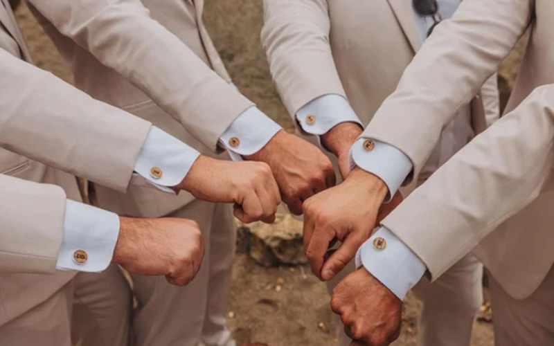 custom cufflinks for groom