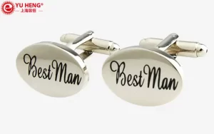 engraved cufflinks for groom