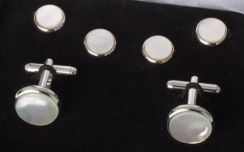 mother of pearl cufflinks in UK