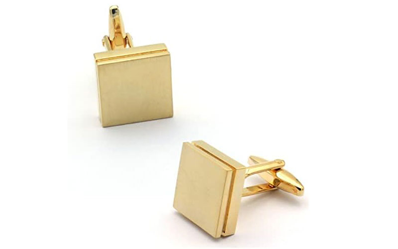 Antique brass cufflinks