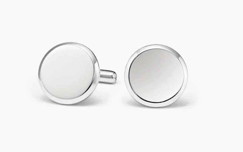 Engravable Stainless Steel Cufflinks Manufacturer