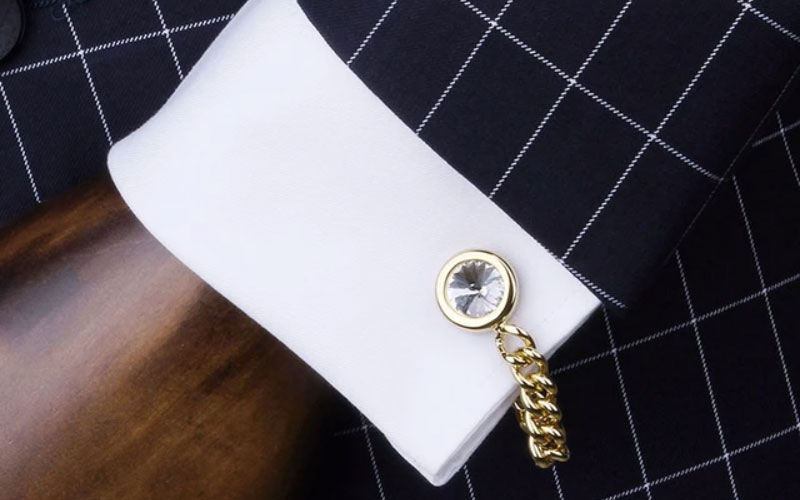 cufflinks with chain link for men
