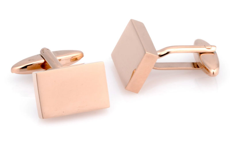 get mens rose gold cufflinks