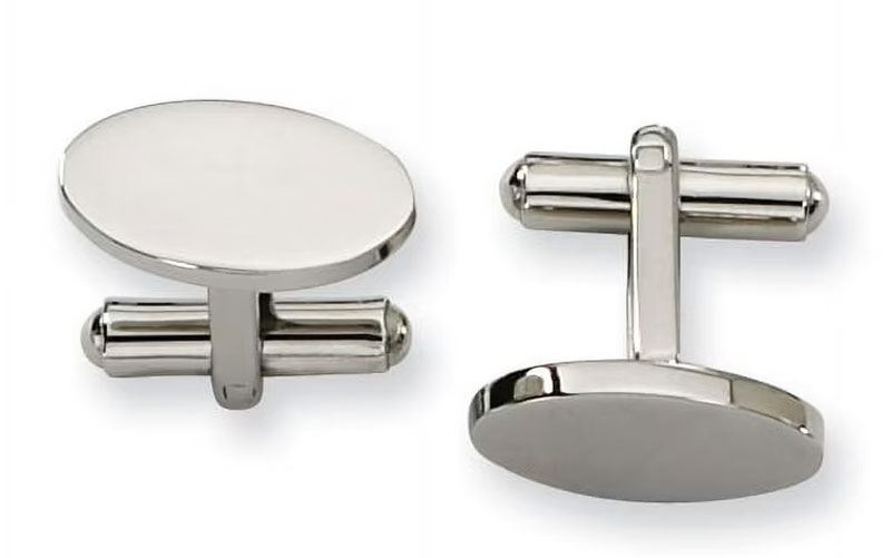 stainless steel cufflinks