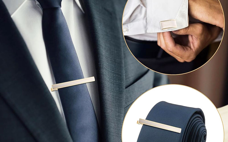 Should your tie clip match your cufflinks