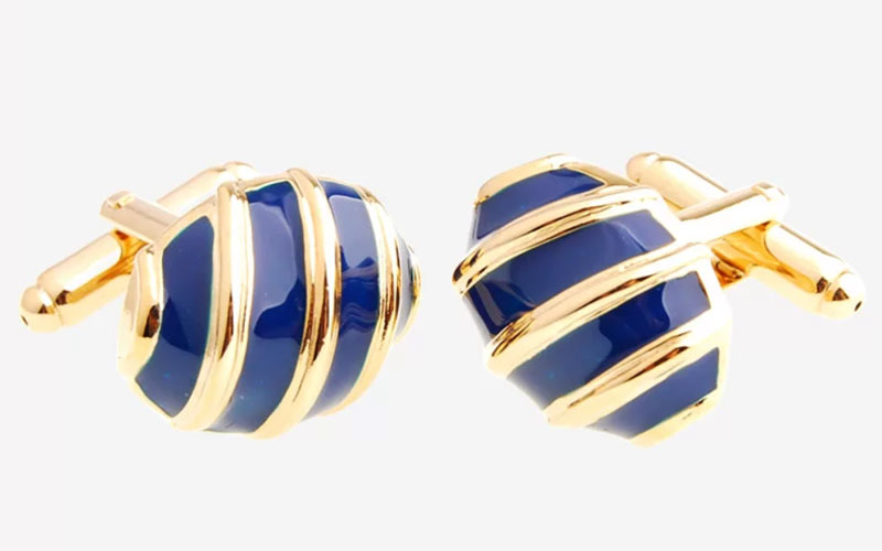 enamel cufflinks