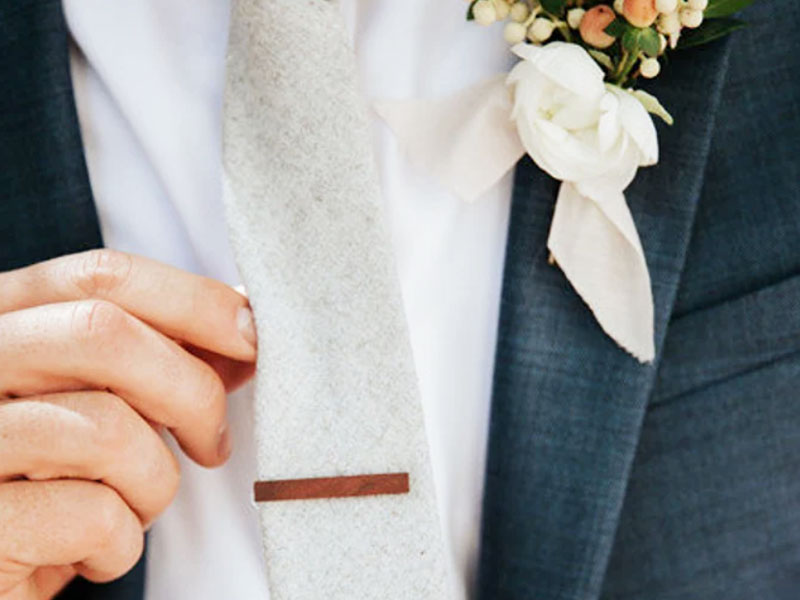 custom tie clips for groomsmen from Yuheng