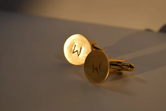 custom initial cufflinks